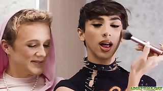 Mateo Tomas fucks these Femboy besties Foxy Alex added to Benny Sod stretching their assholes