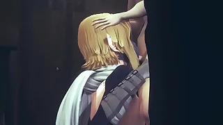 Yaoi Femboy Zelda - Link Handjob and blowjob - Sissy crossdress Japanese Asian Manga Anime Film  Game Porn Elated